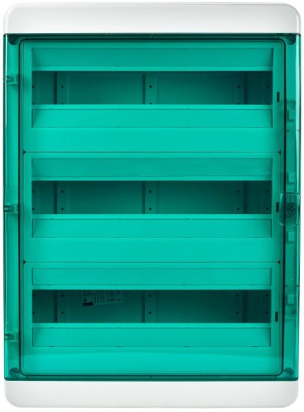 Корпус КМПн-54 TEKFOR IP65 зел. прозр. дверь пластик. IEK TF5-KP72-N-54-65-K03-K06