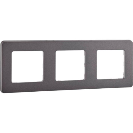 Рамка 3-м Inspiria дым. IEK 673957