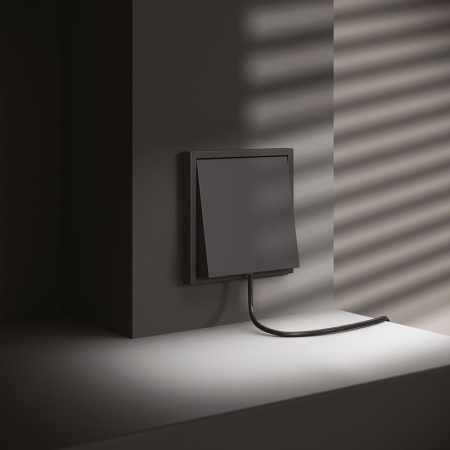 Вывод кабеля СП S70 механизм графит Voltum VLS080207