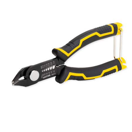 Кусачки диагональные 150мм снятие изоляции 0.8-2.6мм (08510) SHTOK 376314