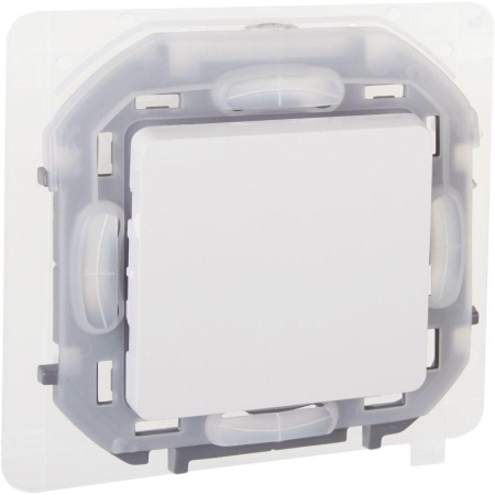 Переключатель 1-кл. Inspiria 10А IP44 250В 10AX механизм бел. IEK 673670