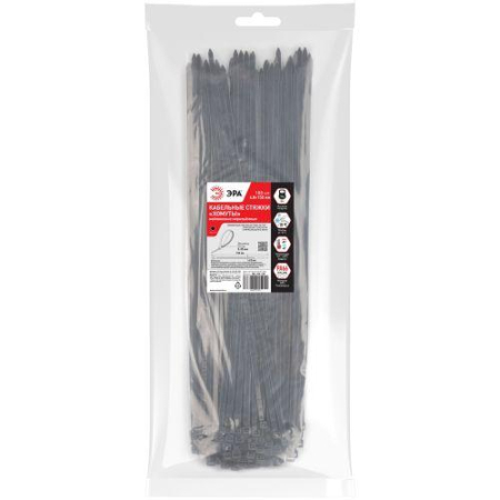 Хомут кабельный 4.8х150 черн. NO-225-182 (уп.100шт) Эра Б0065981