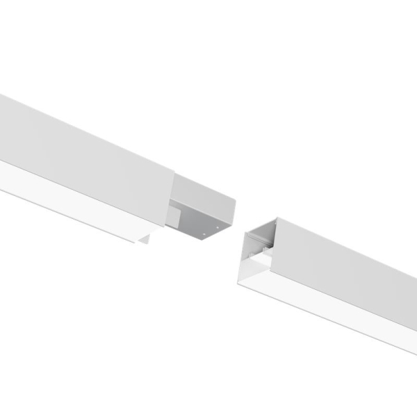 Светильник светодиодный ДПО/ДСО TS 02 S 48 OP 840 L1500 EL WH 1500х60х60мм 32Вт 4000К IP20 подвесной/накладной линейный с БАП 3ч со сквоз. провод. в компл. с тросом 3м бел. Русский Свет 11050224298