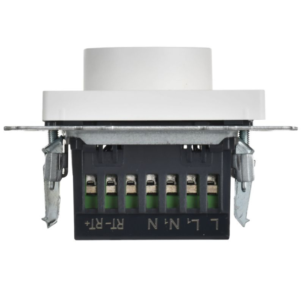 Термостат электронный BRITE СП ТС10-1-БрАБ с индикацией механизм арктич. бел. IEK BR-RT11-K91