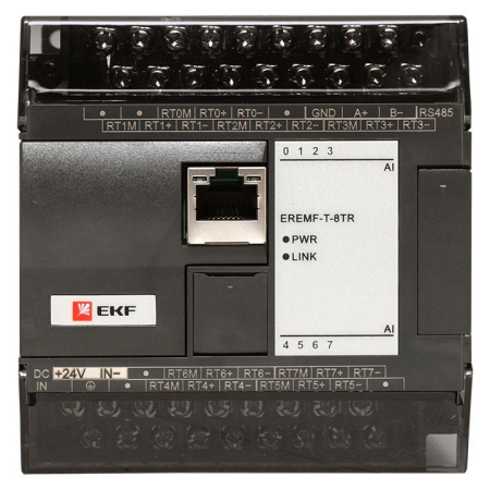 Модуль ввода термосопротивлений EREMF 8 PRO-Logic (без поверки) EKF EREMF-T-8TR