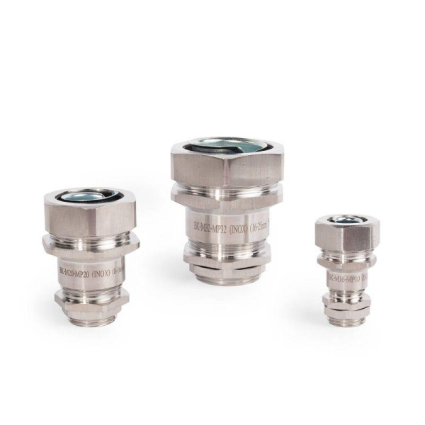 Ввод кабельный для металлорукава ВК-М16(6-12мм)-МР15 (INOX) нерж. сталь Fortisflex 89110