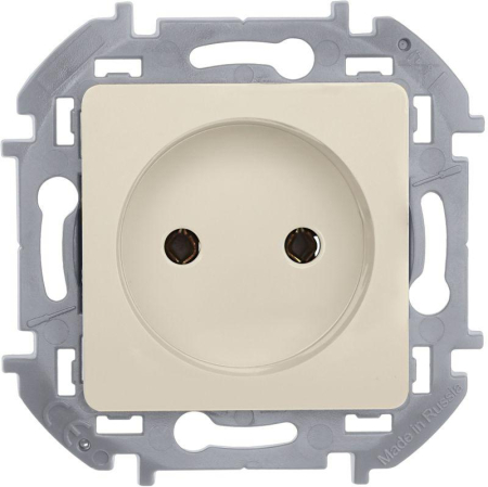 Розетка 1-м СП Inspiria 16А IP20 250В 2P механизм сл. кость IEK 673711
