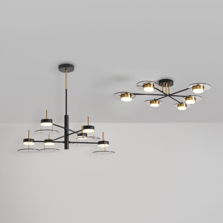 Светильник Moon 6х7Вт GX53 IP20 подвесной Freya FR5513PL-06BBZ