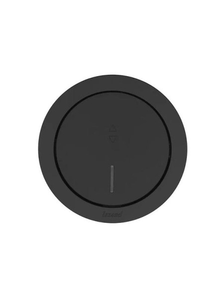 Выключатель проходной 1-кл. СП OSEN 10А IP20 с подсветкой механизм черн. бархат LEZARD 743-4288-114