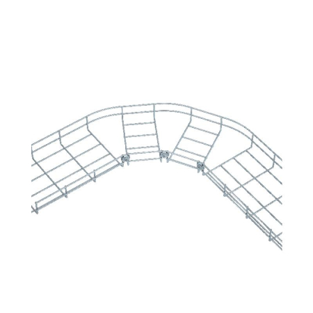 Лоток проволочный 400х100 L3000 сталь 4мм PL100-400-3000 оцинк. КМ LO1291