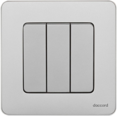 Выключатель 3-кл. Inspiria 10АХ 250В винтов. зажимы алюм. Leg 673542