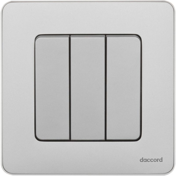 Выключатель 3-кл. Inspiria 10АХ 250В винтов. зажимы алюм. Leg 673542