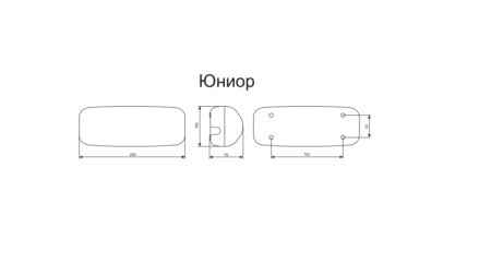 Светильник аварийный BS-JUNIOR-10-L1-ELON централиз. электропитания Белый свет a16989