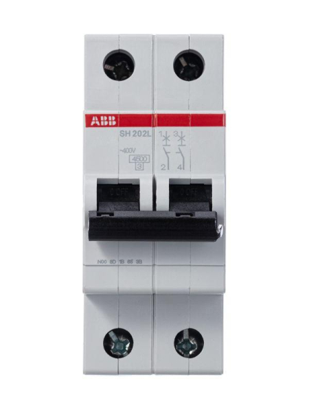 Выключатель автоматический модульный 2п C 32А 4.5кА SH202L C32 ABB 2CDS242001R0324