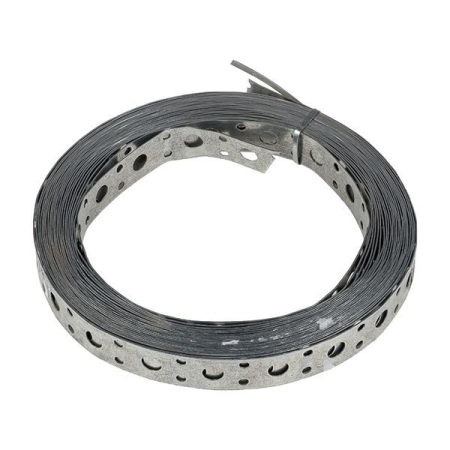 Лента монтажная перфорир. 20х0.55мм прямая (уп.10м) EKF lpmp20x0.55-10