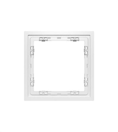 Рамка 1-м S70 пластик. бел. матов. Voltum VLS100102