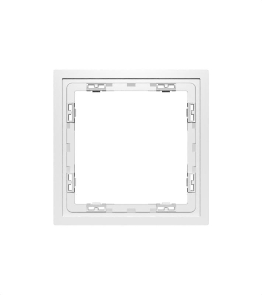 Рамка 1-м S70 пластик. бел. матов. Voltum VLS100102