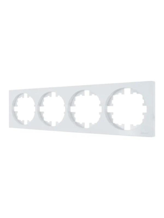 Рамка 4-м OSEN горизонт. квадрат бел. LEZARD 743-0200-149