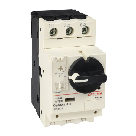 Выключатель автоматический 3п 1.6А диапазон уставок 1…1.6А OptiStart P GV2P06 КЭАЗ 372904
