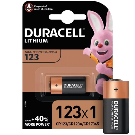 Элемент питания литиевый CR123 BP-1 ULTRA (блист.1шт) Duracell A0001263