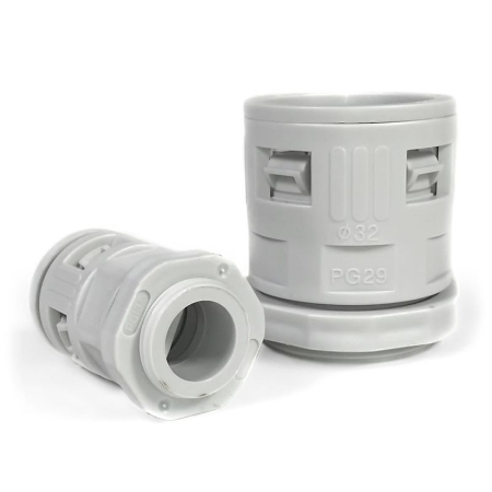 Муфта вводная для гофрированных труб ВМ-ГТ d20мм сер. Промрукав PR08.3269