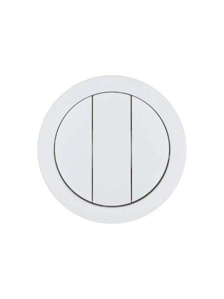 Выключатель 3-кл. СП OSEN механизм бел. LEZARD 743-0288-109