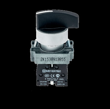 Переключатель длинная ручка черн. 2 полож. 1NO фикс. мет. MTB2-BJZ112 ОВЕН 58189