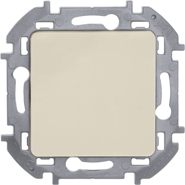 Выключатель кнопочный Inspiria 6А 250В без фиксации НО/НЗ механизм сл. кость IEK 673691