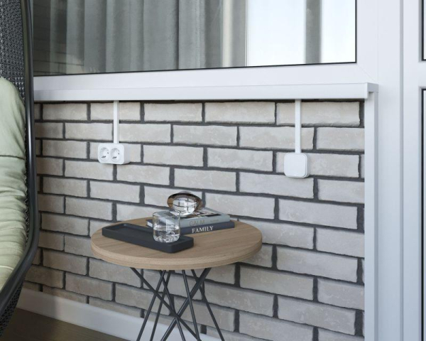 Переключатель проходной 1-кл. ОП Quteo 10А IP20 10AX бел. IEK 782204