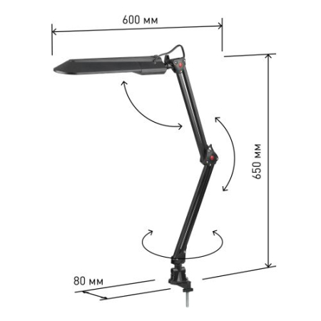 Светильник NL-201-G23-11W-BK настол. черн. ЭРА C0041456
