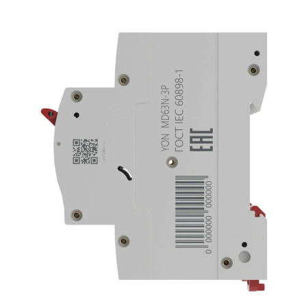 Выключатель автоматический модульный 3п C 4А 6кА YON макс (YON max) MD63N YON MD63N-3PC4