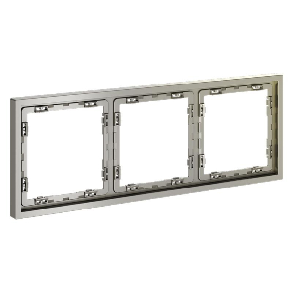 Рамка 3-м S70 пластик. шелк Voltum VLS100304