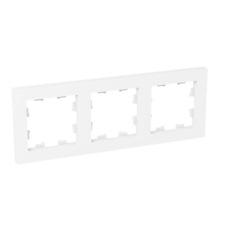 Рамка 3-м Эпика пластик бел. EKF UP1-FPW-03