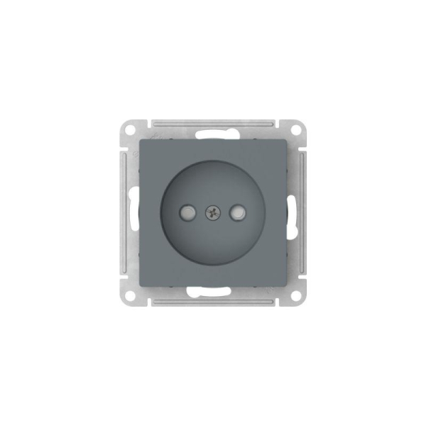 Розетка AtlasDesign 16А без заземл. защ. шторки быстрозажим. клем. механизм грифель SE ATN000749S