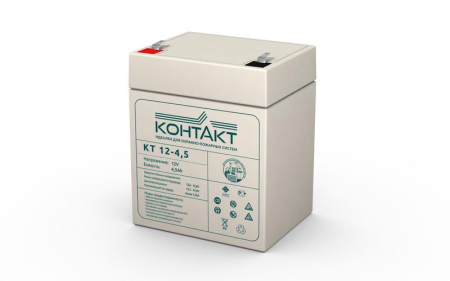 Аккумулятор ОПС 12В 4.5А.ч КТ 12-4.5 Контакт