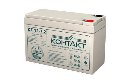 Аккумулятор ОПС 12В 7.2А.ч КТ 12-7.2 Контакт
