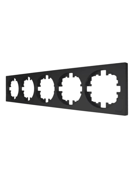 Рамка 5-м OSEN горизонт. квадрат черн. бархат LEZARD 743-4200-150