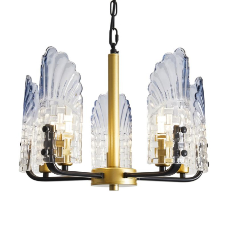 Светильник Ollie 5х40Вт E14 IP20 подвесной Freya FR5525PL-05GB