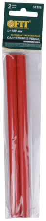 Набор карандашей строительных 180мм (уп.2шт) FIT 04328