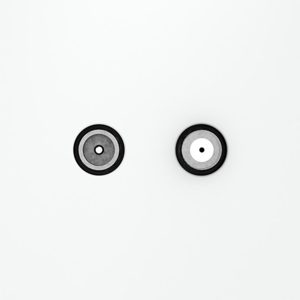 Розетка телевизионная оконечная TV + SAT 2-м СП S70 механизм бел. матов. Voltum VLS060402