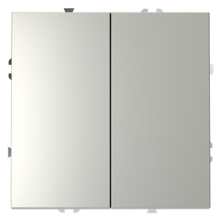 Выключатель 2-кл. СП S70 10А механизм сталь Voltum VLS020105