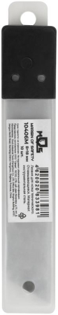 Лезвия для ножа технического 18мм 7 сегментов (уп.10шт) MOS 10406М