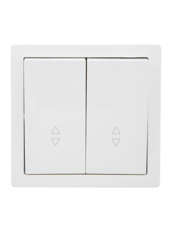 Выключатель проходной 2-кл. ОП LETO бел. LEZARD 752-0200-106