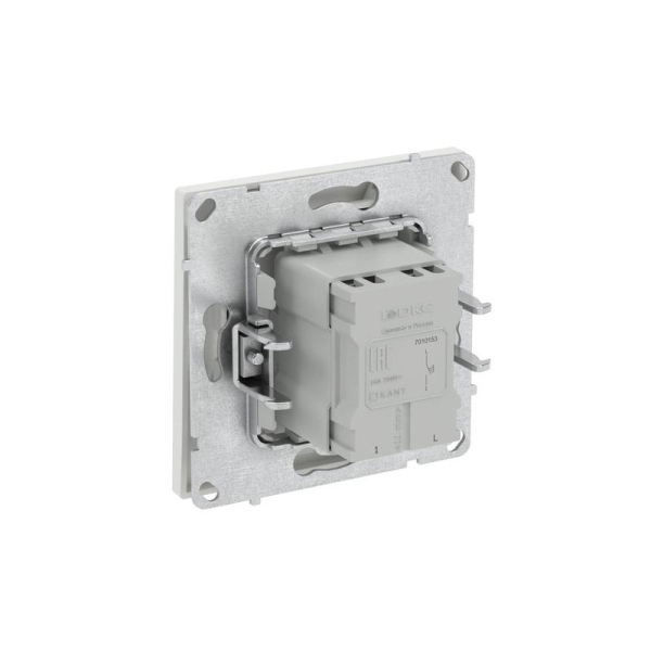 Кнопка 1-кл. KANT бел. песок DKC 7010153
