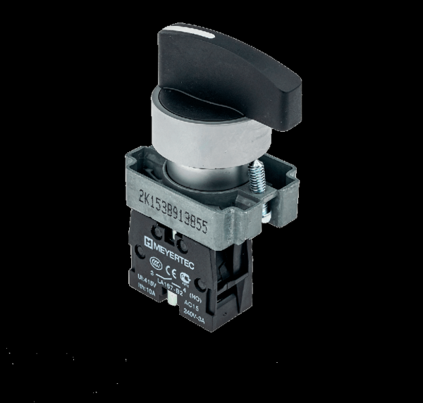 Переключатель длинная ручка черн. 2 полож. 1NO фикс. мет. MTB2-BJZ112 ОВЕН 58189