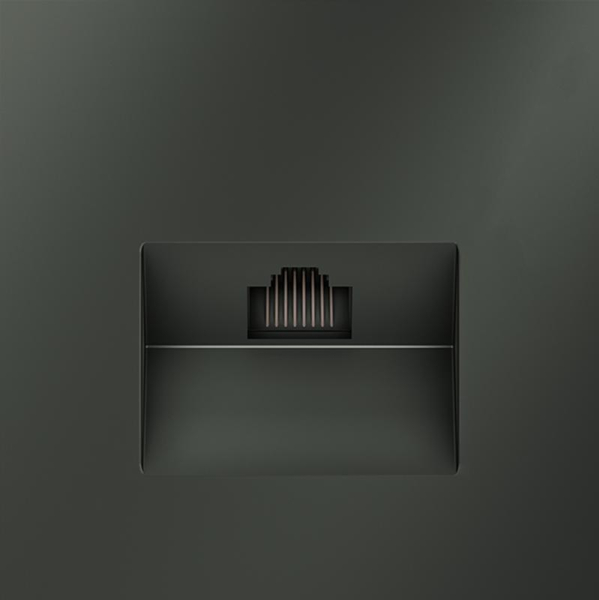 Розетка компьютерная 1-м СП S70 RJ45 кат.6 механизм титан Voltum VLS060106