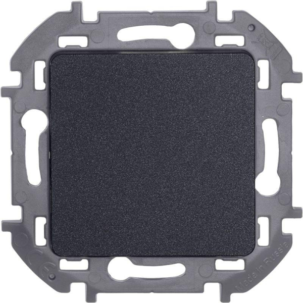 Выключатель 1-кл. Inspiria 10А IP20 250В 10AX механизм антрацит IEK 673603