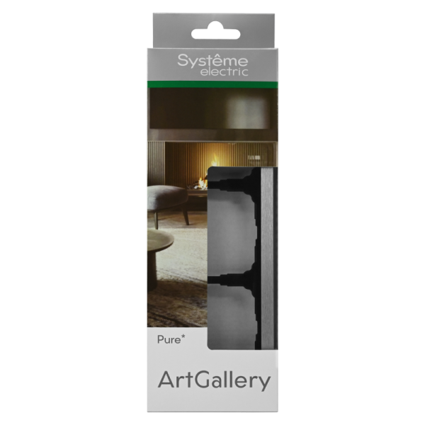 Рамка 3-м ArtGallery Pure метал. алюм. SE GAL312103