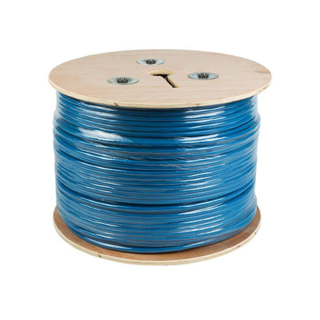 Кабель витая пара F/UTP кат.6 4х2х23AWG solid PVC INDOOR син. (м) Rexant 01-0147