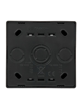 Выключатель 1-кл. ОП LETO с индикацией черн. бархат LEZARD 752-4200-111